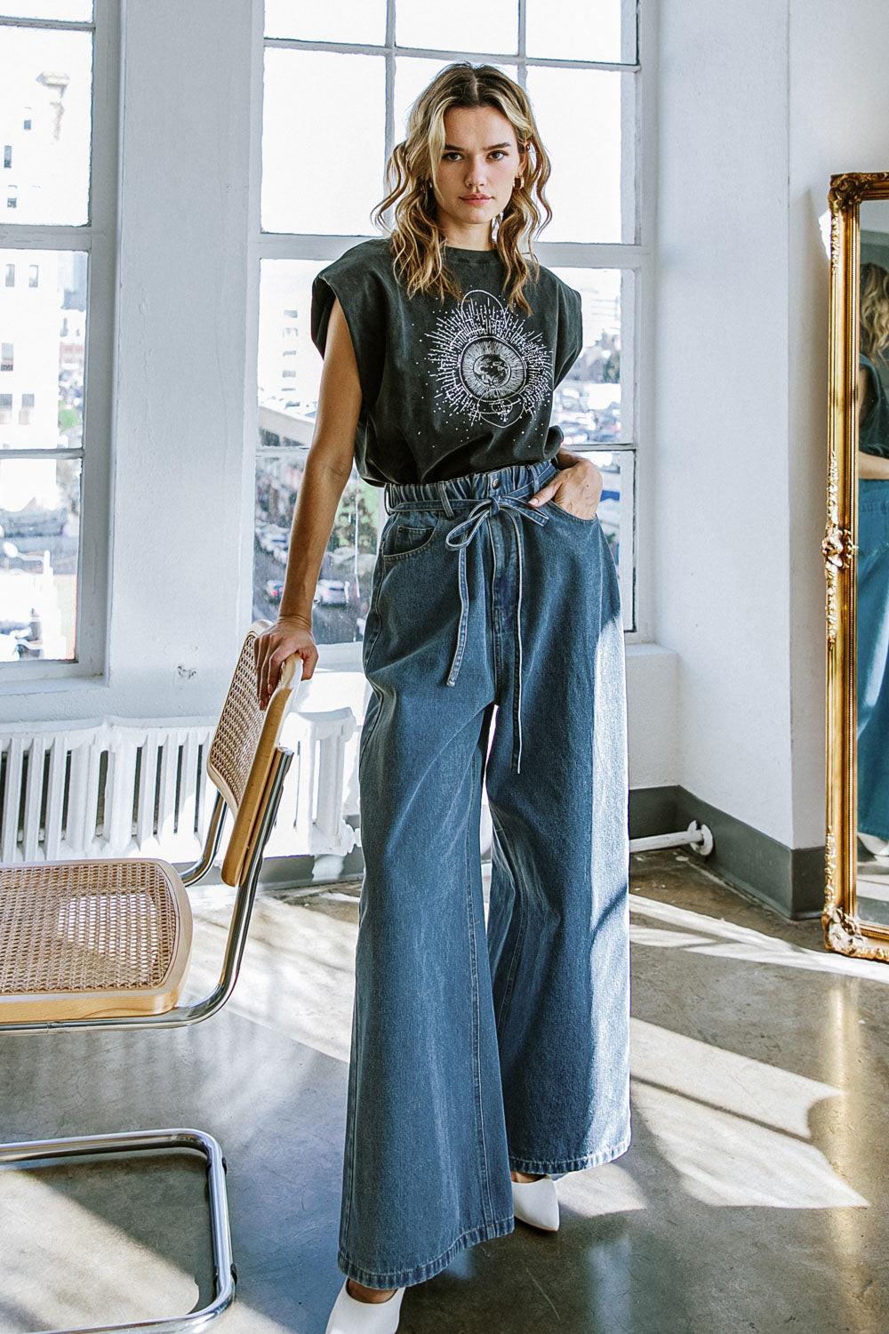 Everything Counts Denim Pants in 20med 20ind8 — Soul Flow Apparel