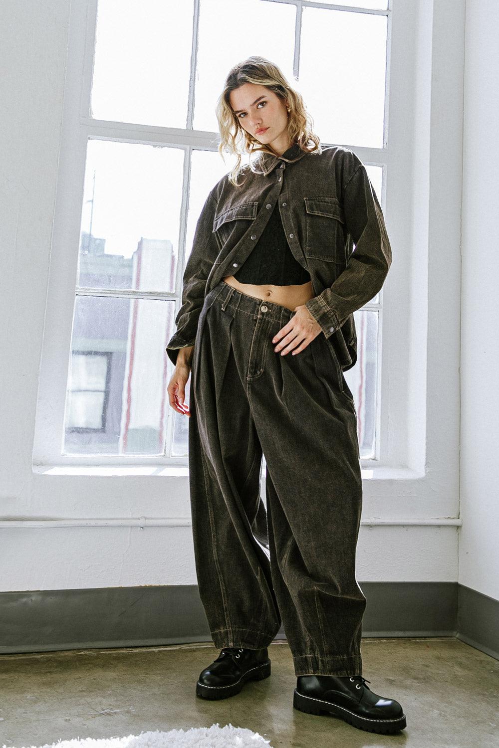 Stuck in Your Ways Denim Pants in 20bla21 — Soul Flow Apparel
