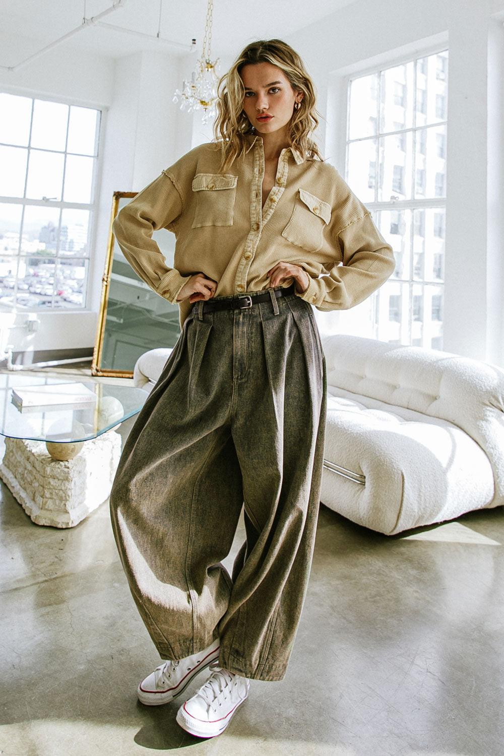 Stuck in Your Ways Denim Pants in 20den27 — Soul Flow Apparel