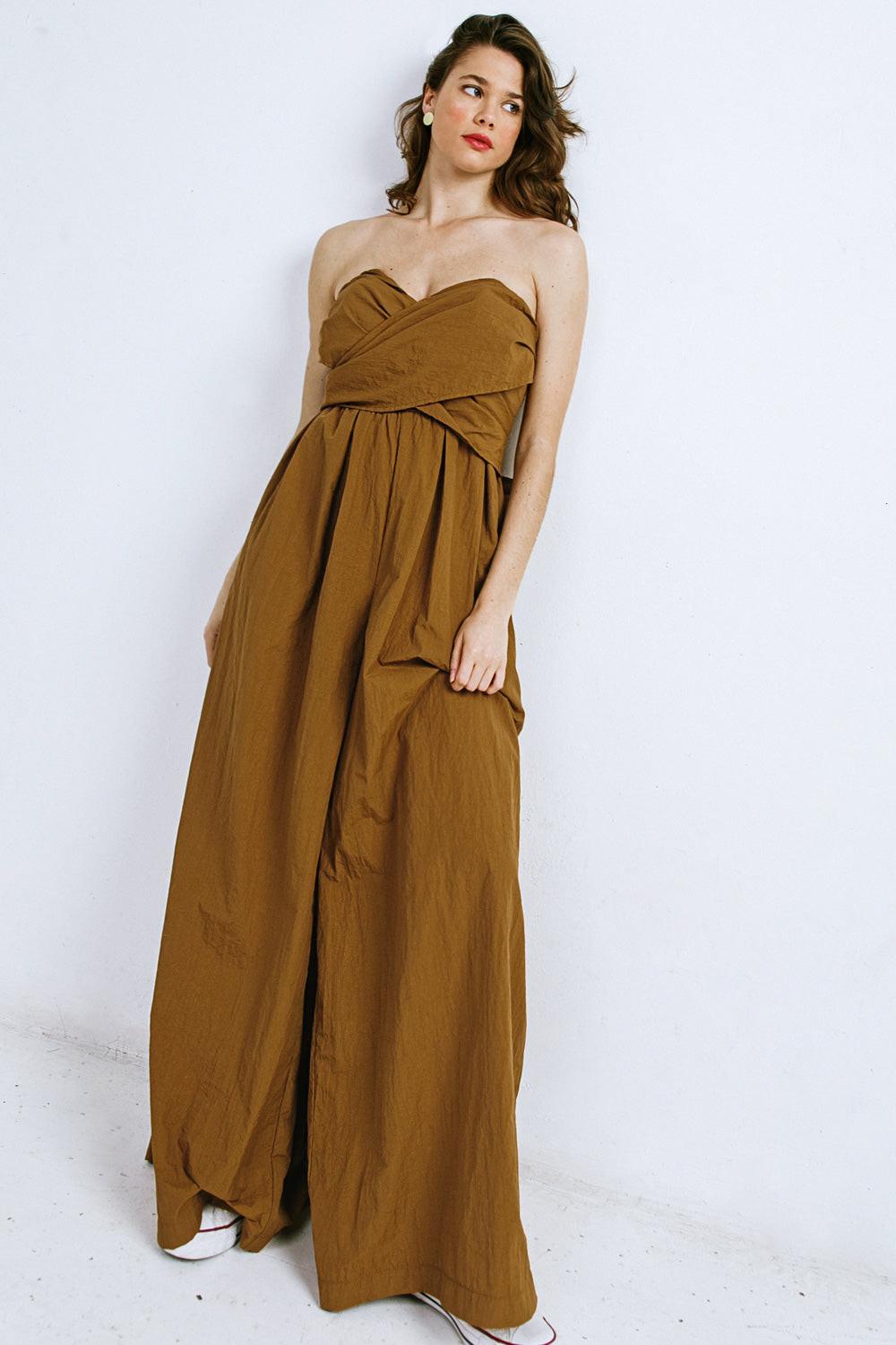 Think About Me Woven Jumpsuit in 20cam4 — Soul Flow Apparel