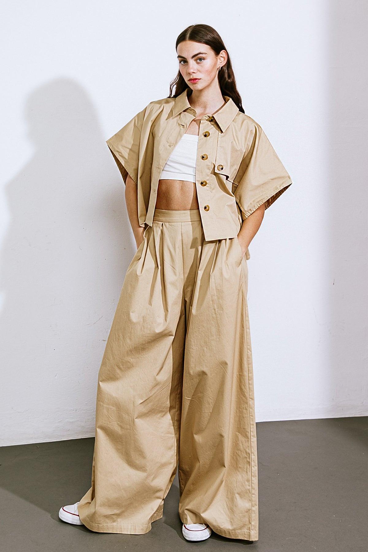 It's Perfect Timing Woven Pants in 20tau13 — Soul Flow Apparel