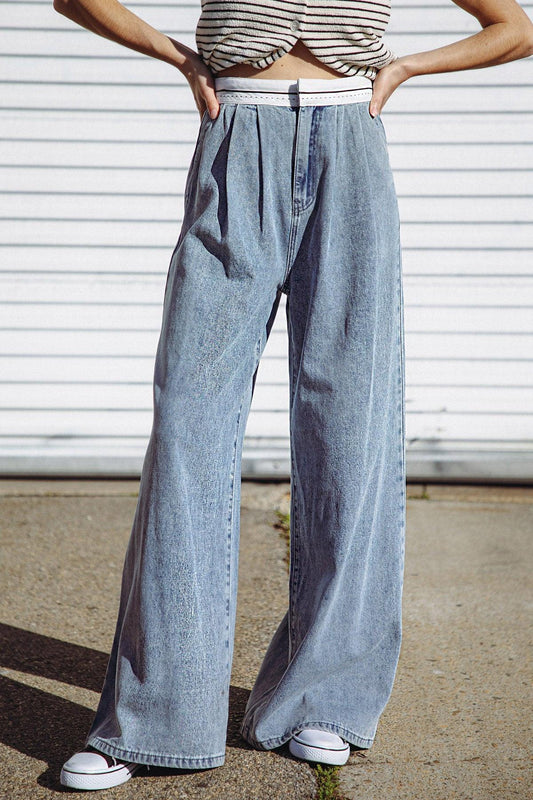Forever Wondering Denim Pants in 20lig 20ind5 — Soul Flow Apparel