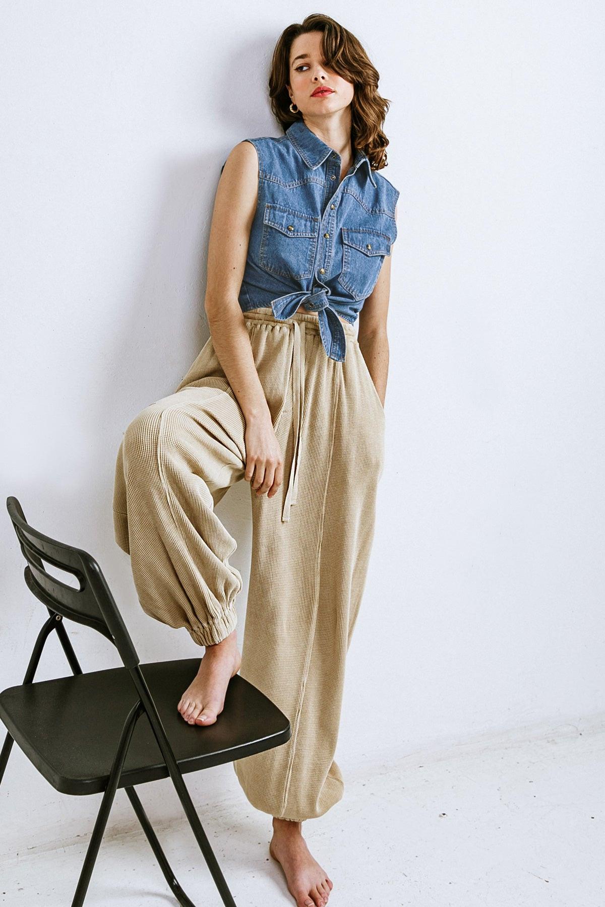 A Chill Moment Jogger Pants in 20nat11 — Soul Flow Apparel