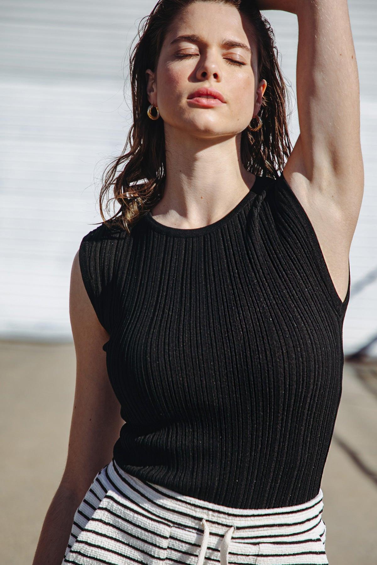 Set the Pace Knit Top in 20bla19 — Soul Flow Apparel