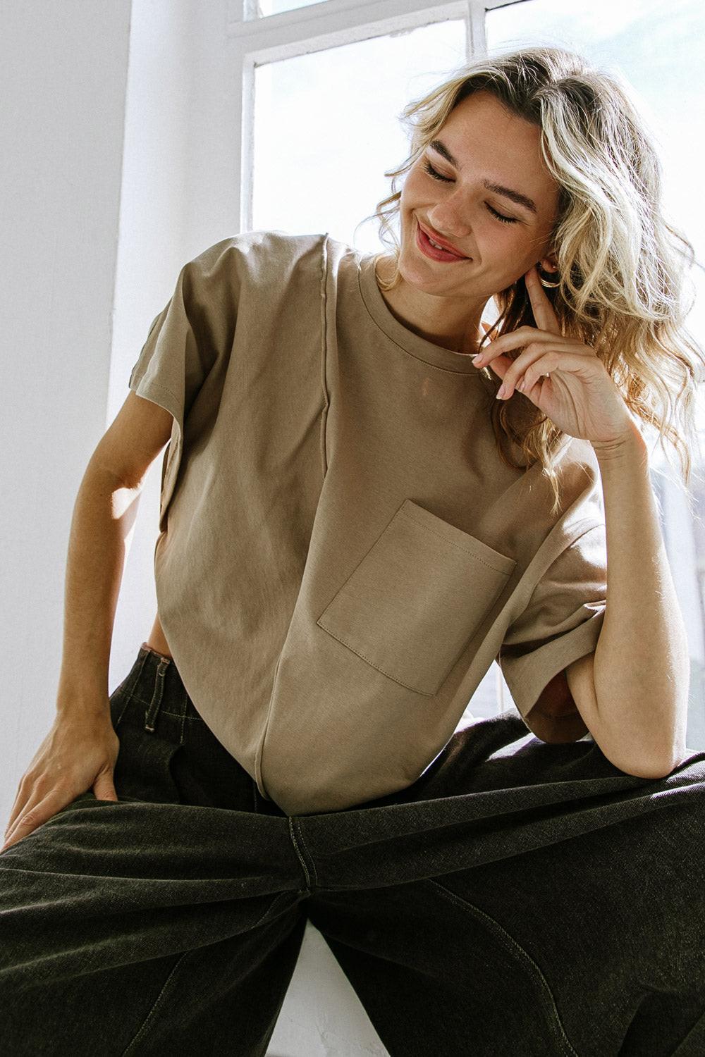 In Love with Me Knit Top in 20tau13 — Soul Flow Apparel
