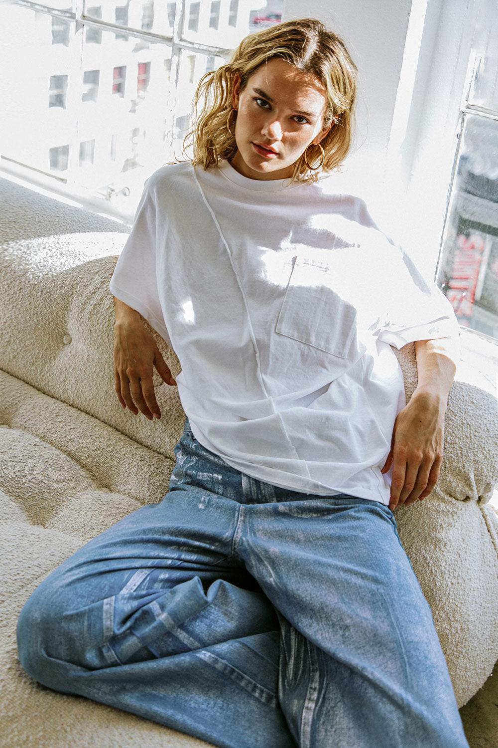 In Love with Me Knit Top in 20whi9 — Soul Flow Apparel