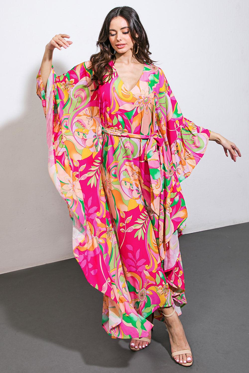 Seaside Girls Woven Kaftan Dress in 20pin8 — Soul Flow Apparel