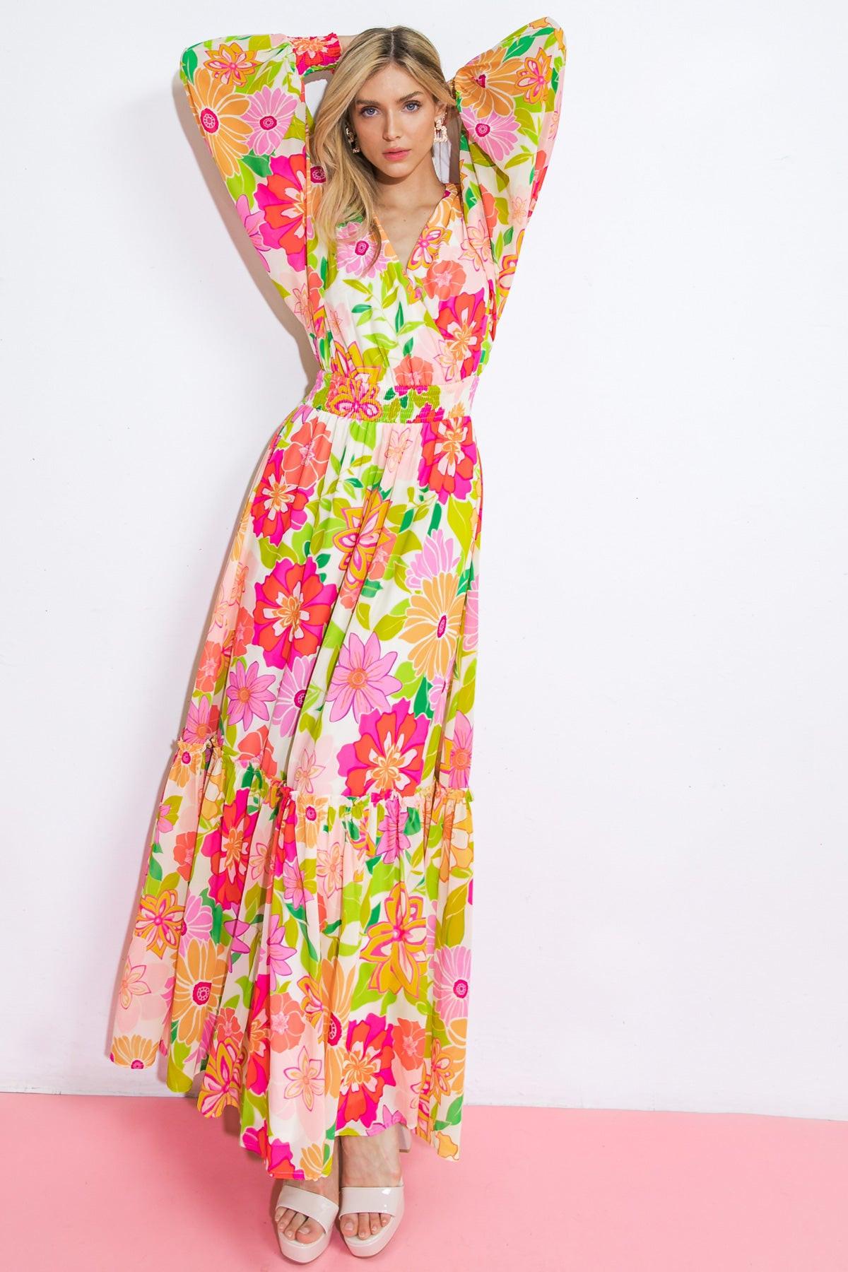 Heading Uptown Woven Maxi Dress in 20ivo 20fuc5 — Soul Flow Apparel