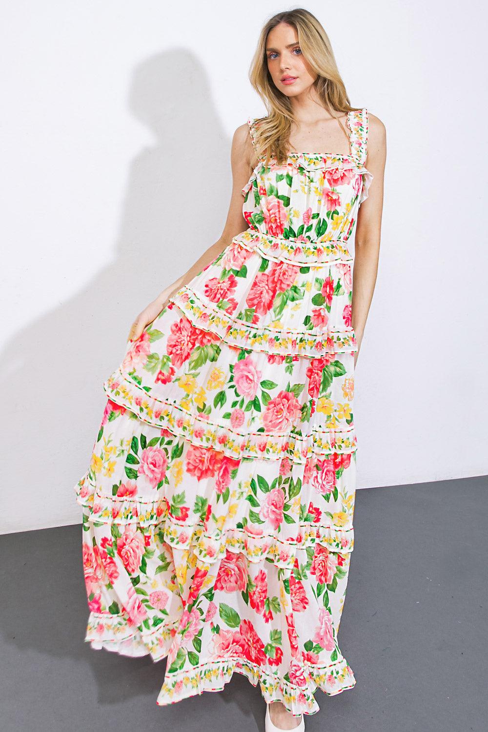 Pulling Heartstrings Woven Maxi Dress in 20ivo1 — Soul Flow Apparel