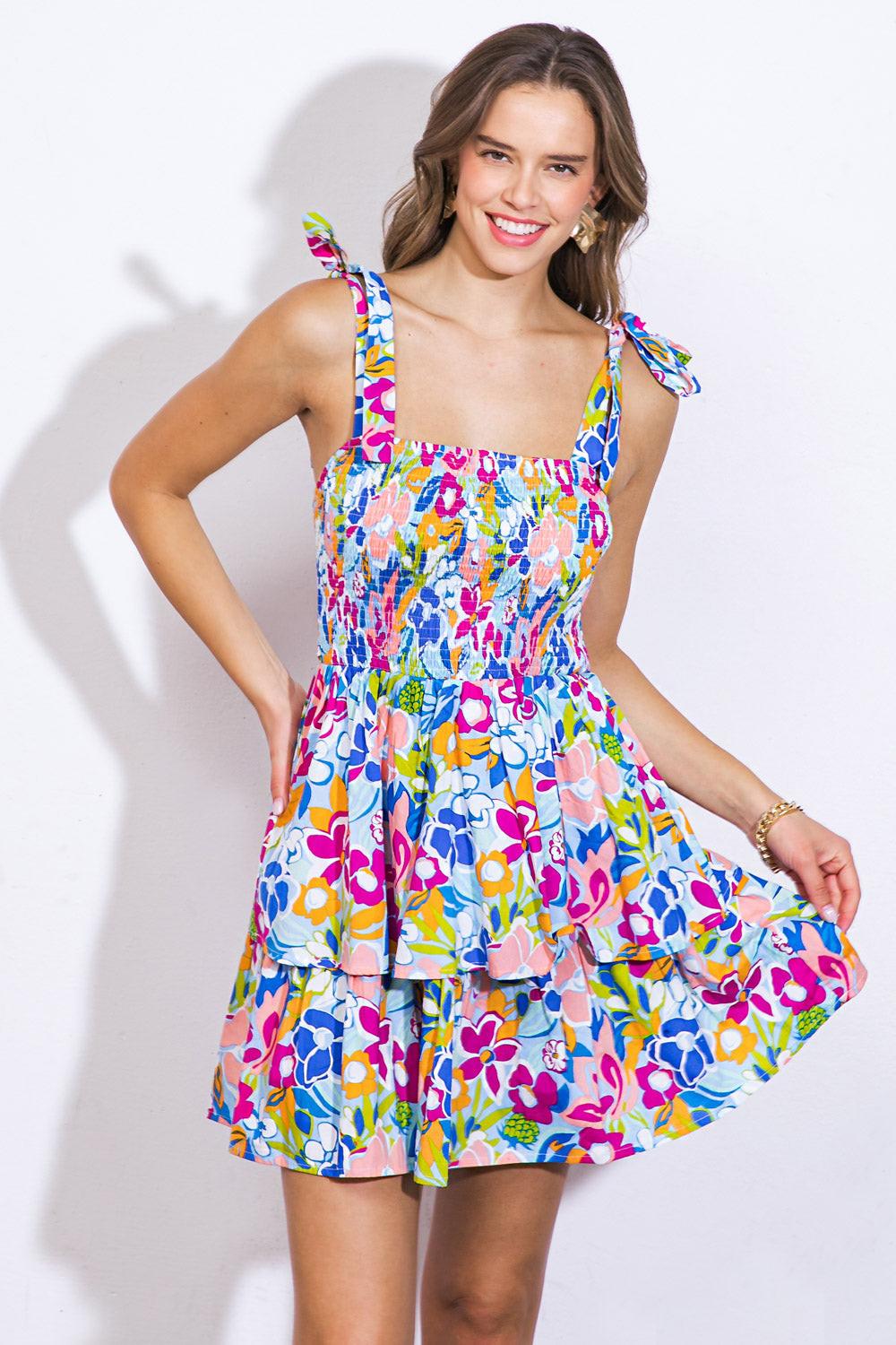 Without Fail Woven Mini Dress in 20blu 20fuc2 — Soul Flow Apparel