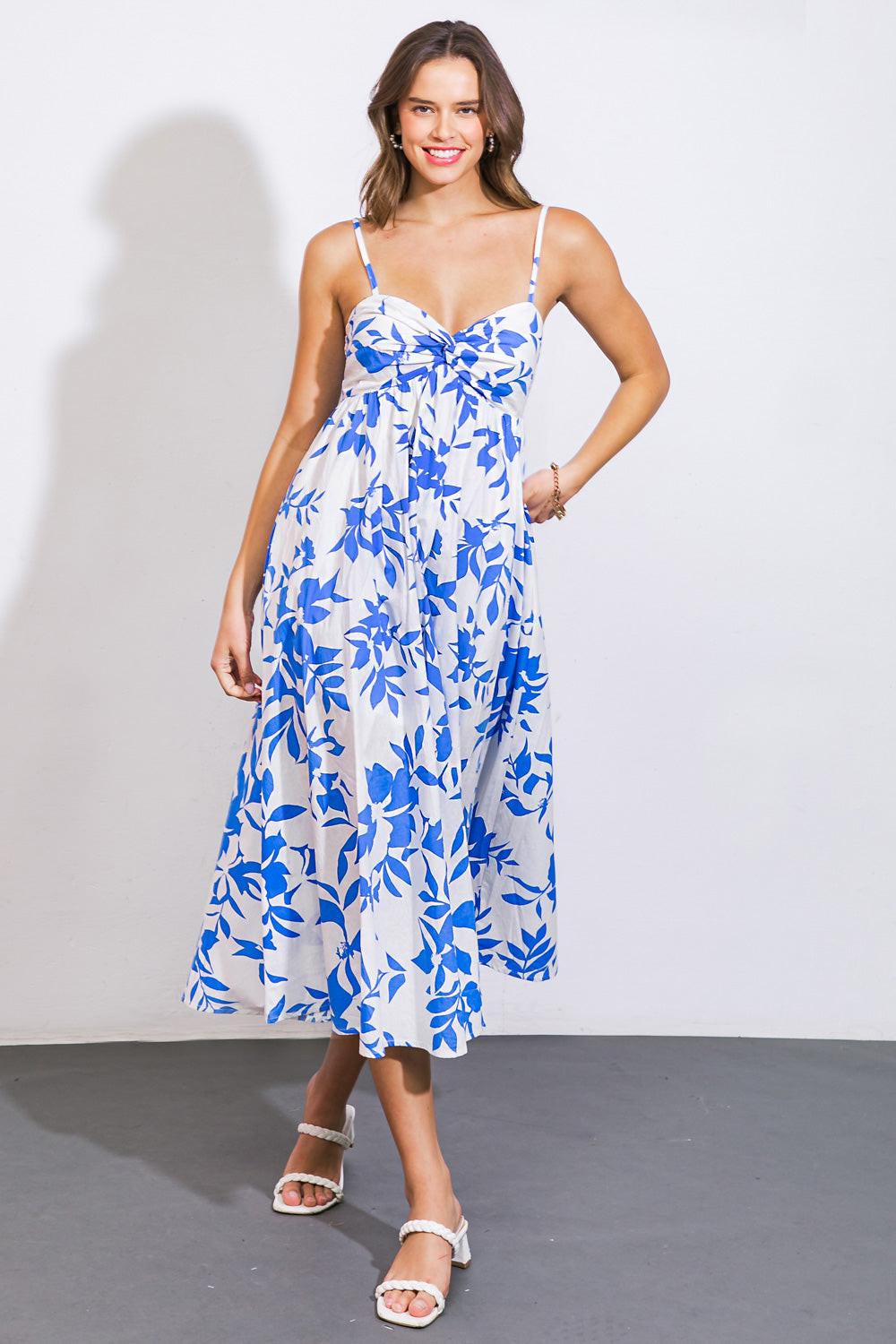 Active Hibernation Woven Midi Dress in 20ivo 20blu2 — Soul Flow Apparel