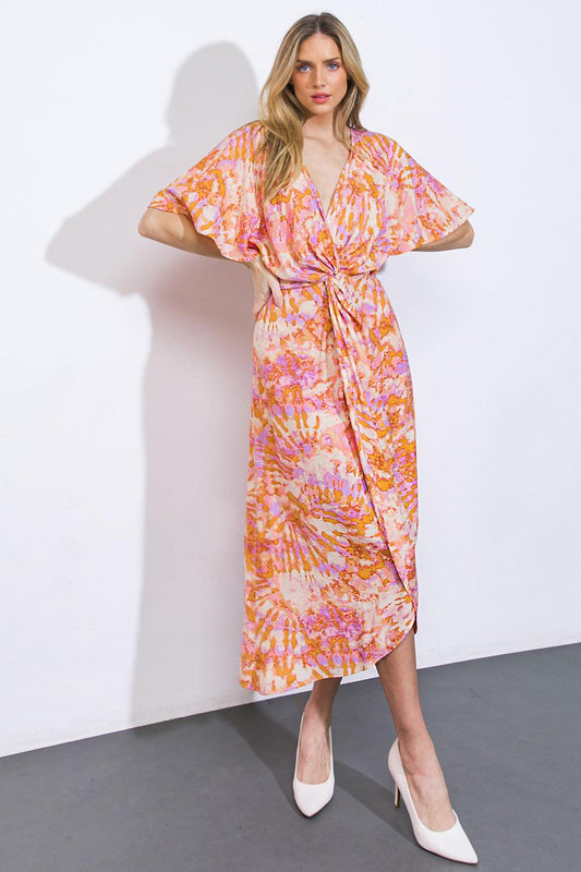 Most Wonderful Time Woven Midi Dress in 20pin 20lav3 — Soul Flow Apparel
