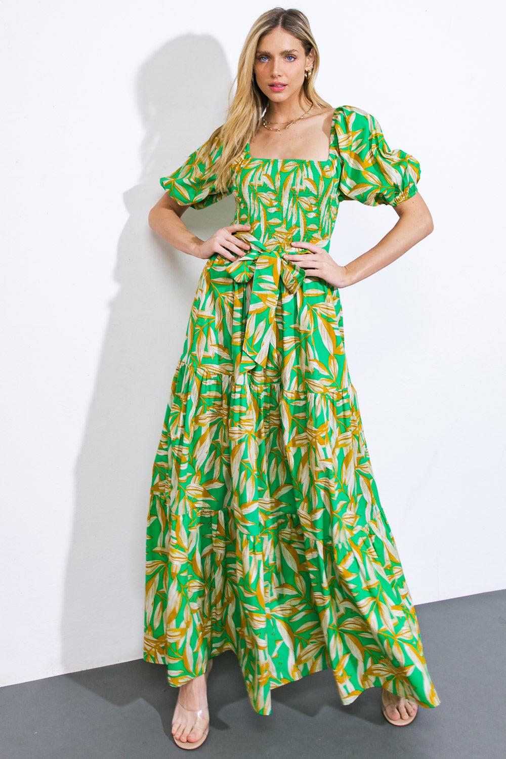 Never Ending Days Woven Maxi Dress in 20gre3 — Soul Flow Apparel