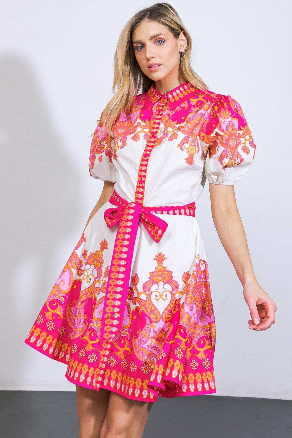 Attention Seeker Woven Mini Dress in 20ivo 20fuc6 — Soul Flow Apparel