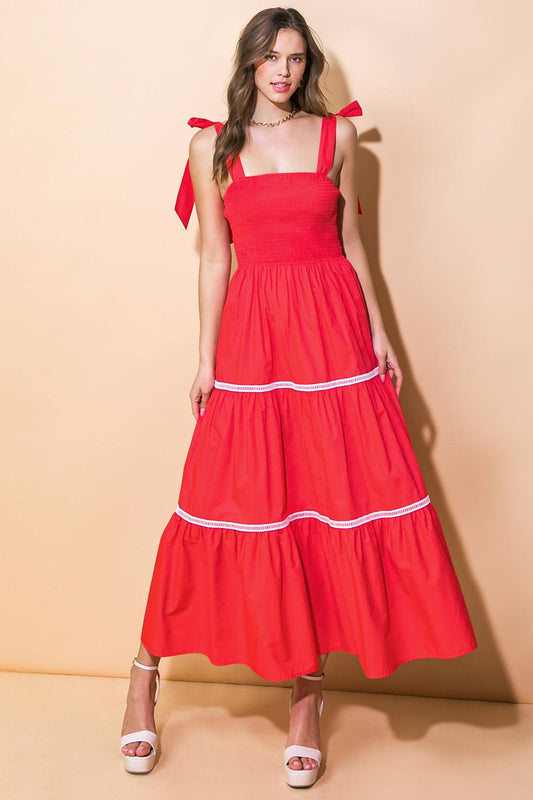Better Than Ever Poplin Midi Dress in 20tom 20red1 — Soul Flow Apparel