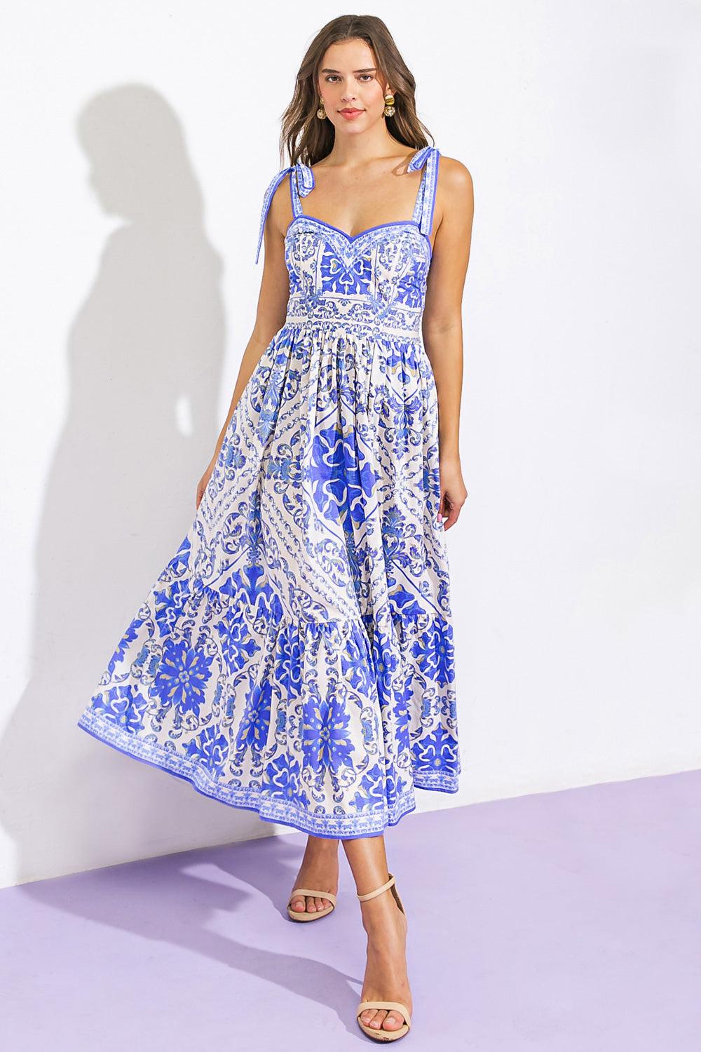 Finding My Peace Woven Midi Dress in 20ivo 20blu6 — Soul Flow Apparel