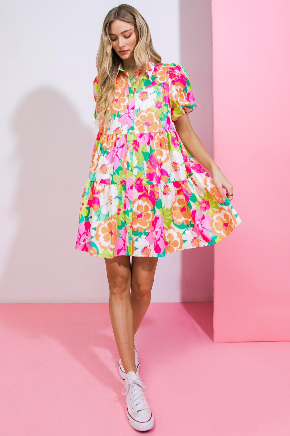Divine Intuition Woven Mini Dress in 20ora 20fuc5 — Soul Flow Apparel