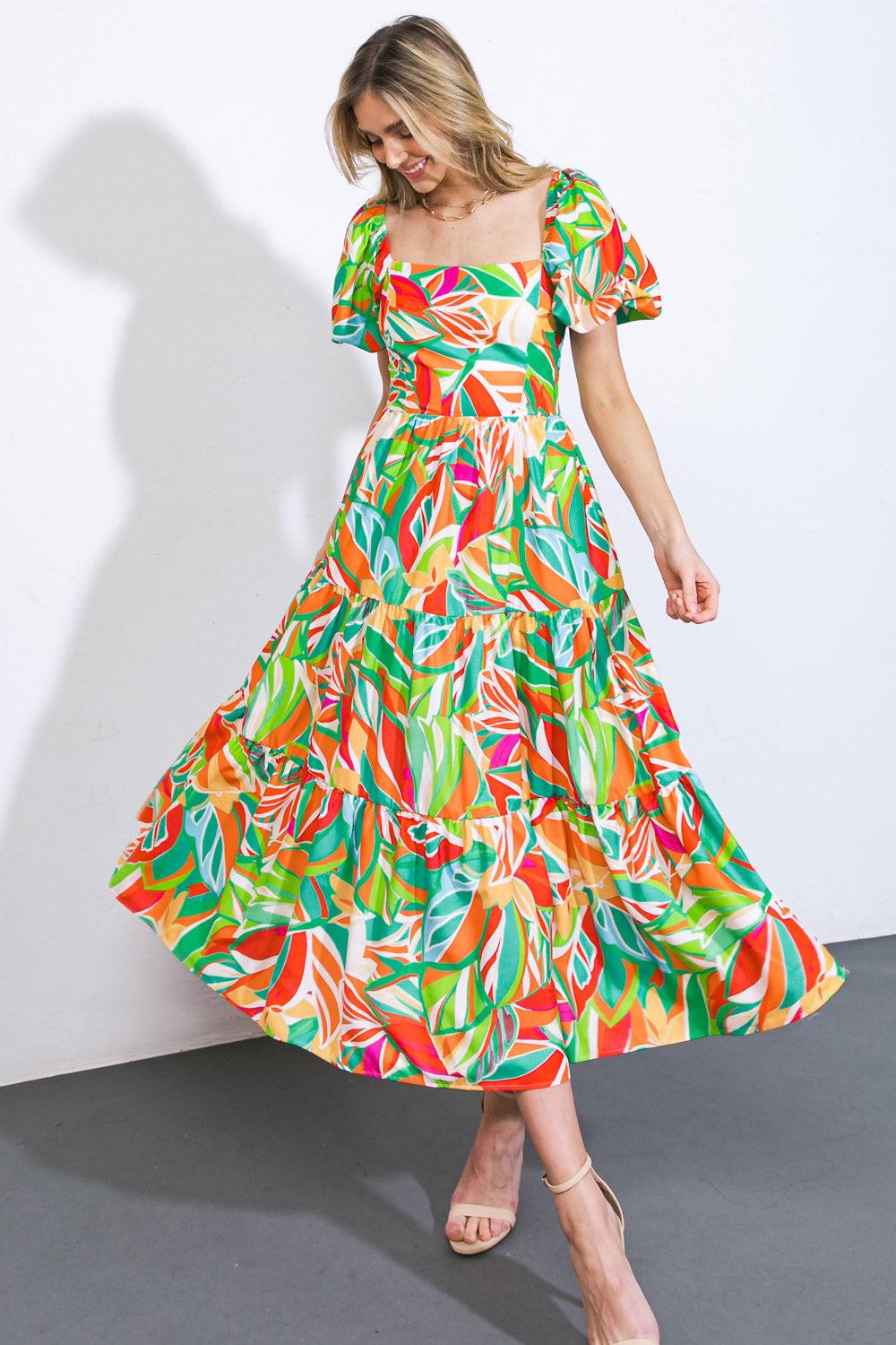 Long Lost Lover Woven Midi Dress in 20ora 20blu3 — Soul Flow Apparel