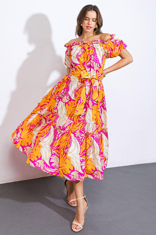 Scenic Outings Woven Mini Dress in 20fuc3 — Soul Flow Apparel