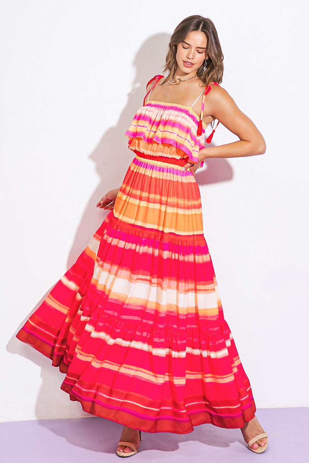My Dearest Darling Woven Maxi Dress in 20red 20fuc1 — Soul Flow Apparel
