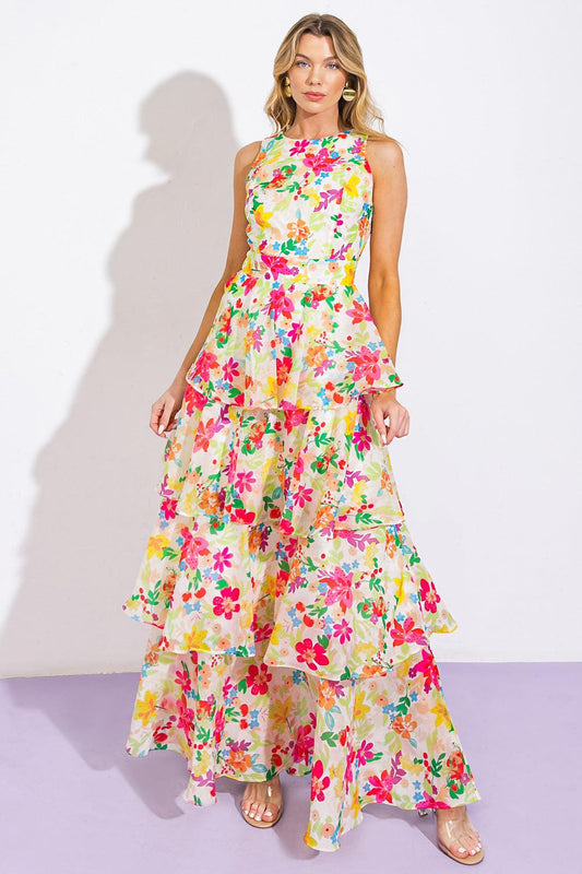 Del Rey High Rise Woven Maxi Dress in 20ivo5 — Soul Flow Apparel