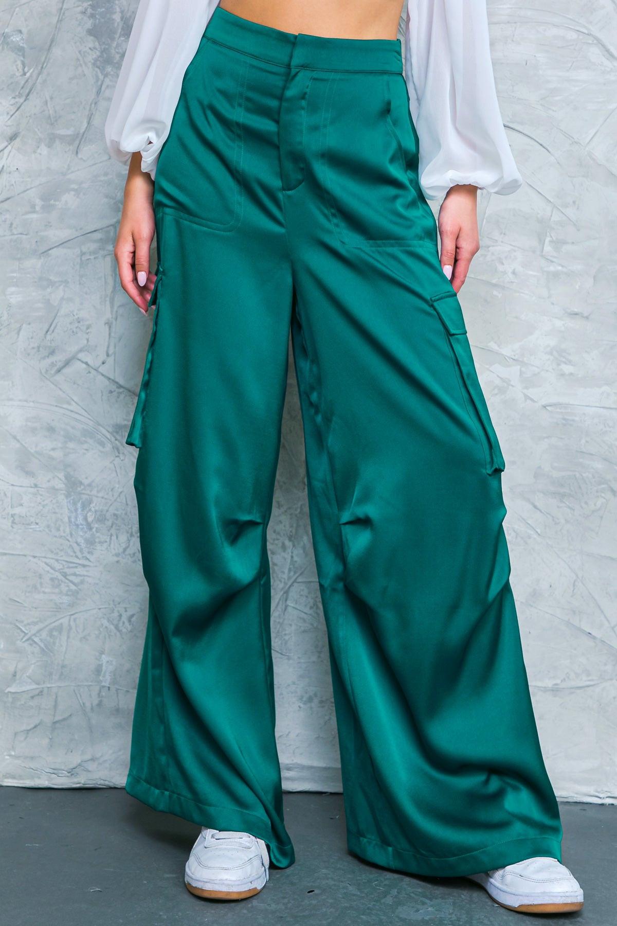Graceful Movements Wide Leg Pants with Pockets for Everyday Wear in 20tea13 — Soul Flow Apparel