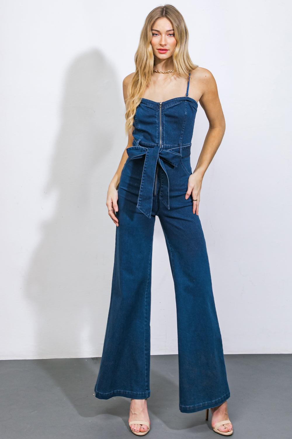 Drift Away Denim Jumpsuit in 20med 20ind3 — Soul Flow Apparel