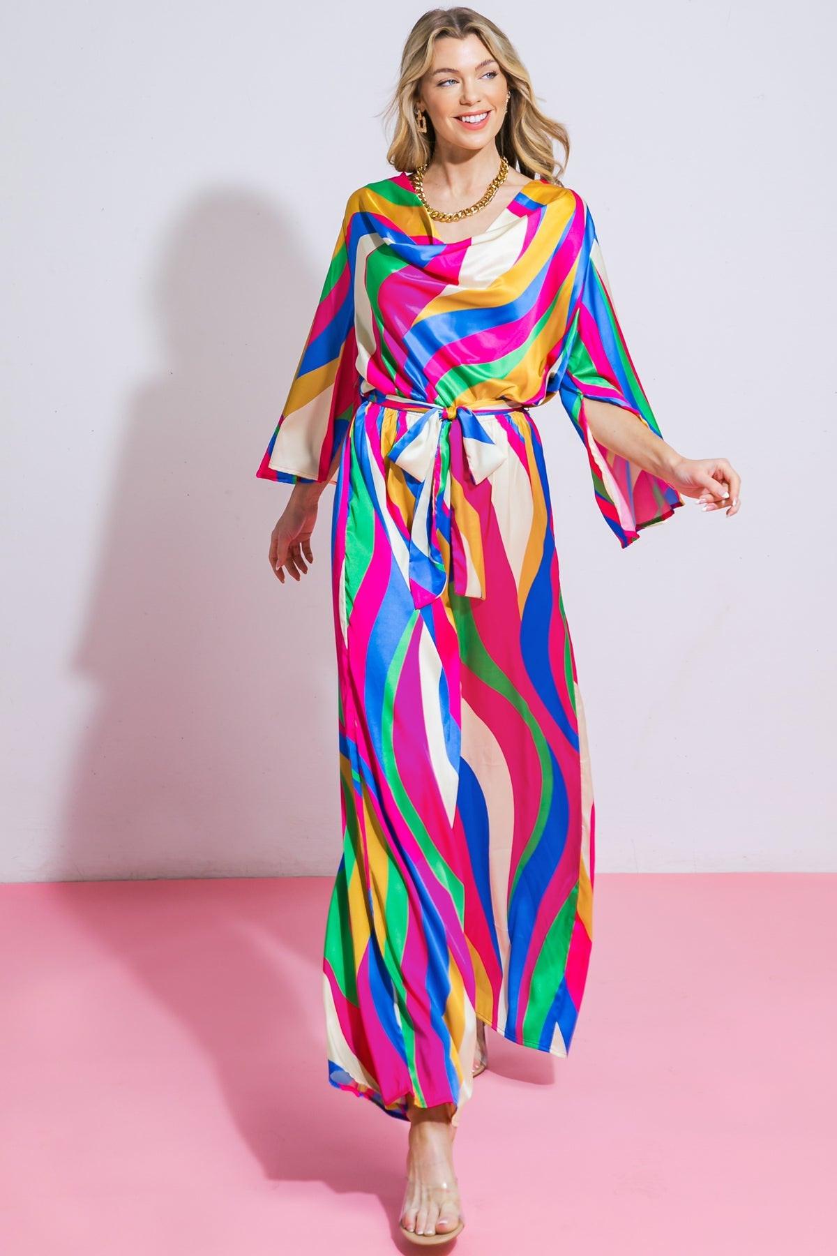 Endless Memories Woven Jumpsuit in 20blu 20pin12 — Soul Flow Apparel
