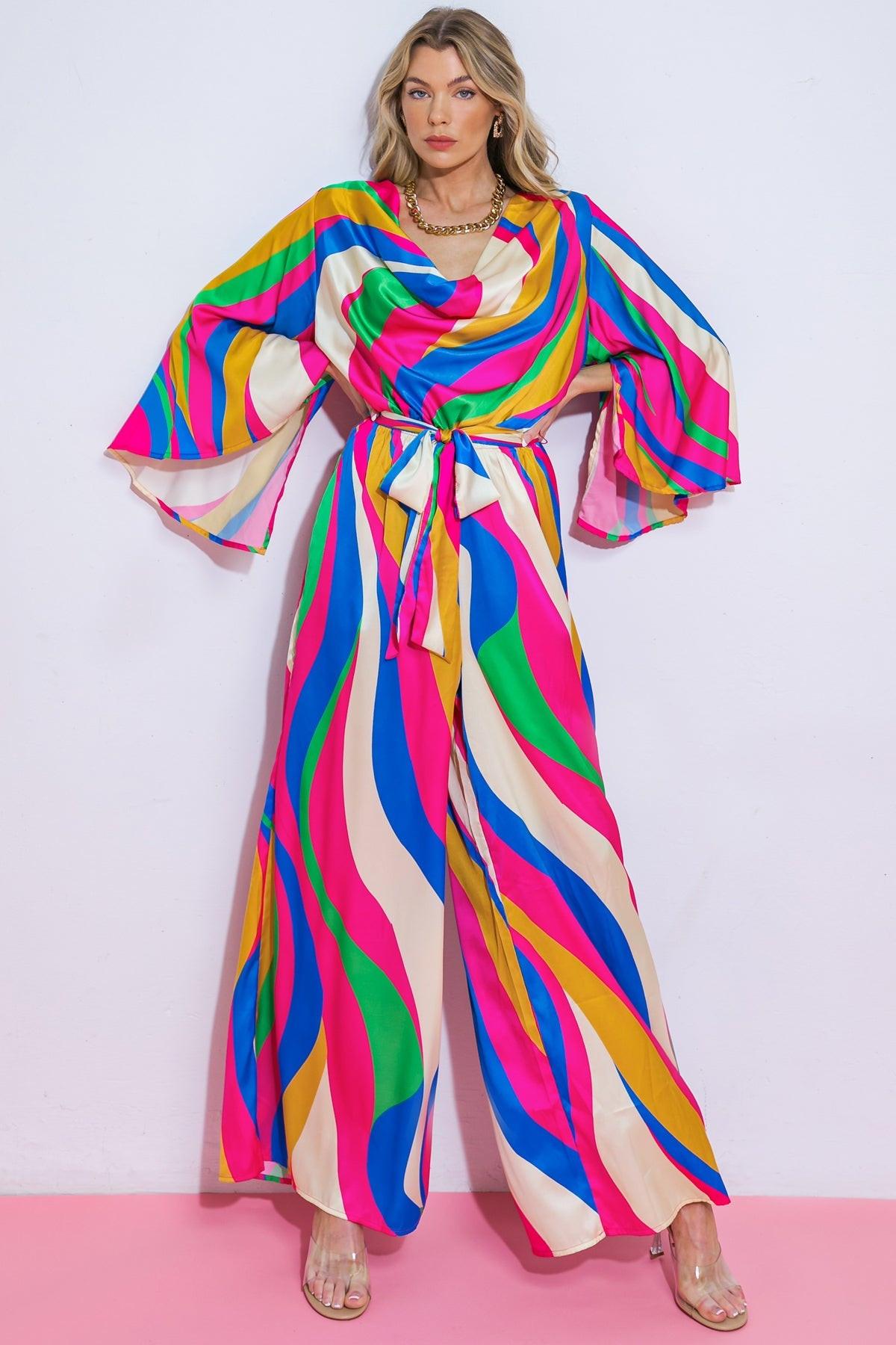 Endless Memories Woven Jumpsuit in 20blu 20pin23 — Soul Flow Apparel