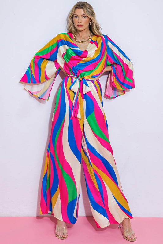 Endless Memories Woven Jumpsuit in 20blu 20pin23 — Soul Flow Apparel