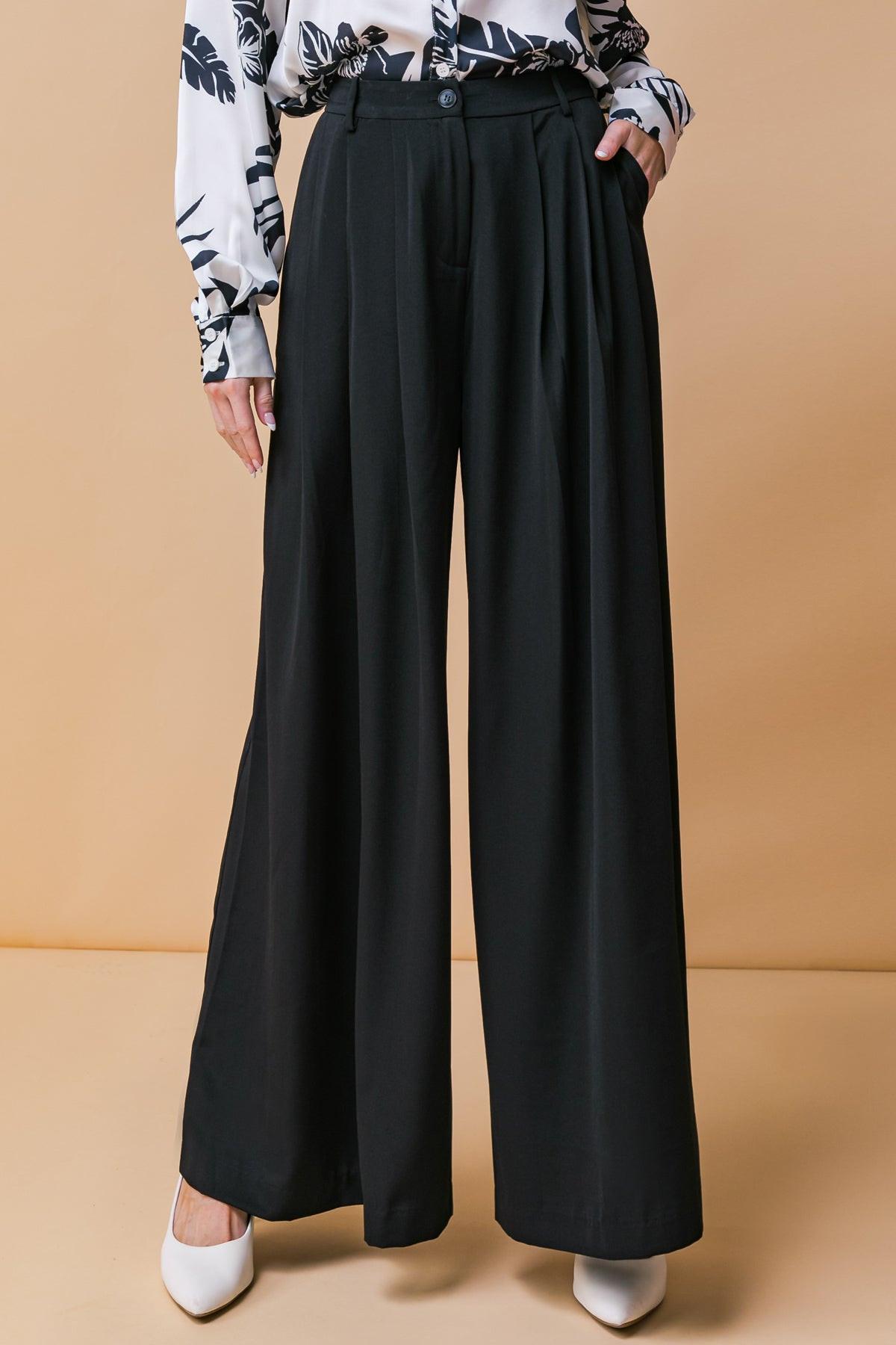 Throw It Back Woven Pants in 20bla5 — Soul Flow Apparel