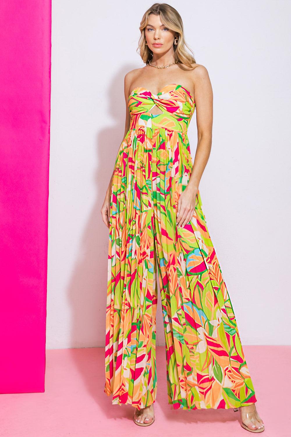 Those Who Wait Woven Jumpsuit in 20gre 20ora1 — Soul Flow Apparel