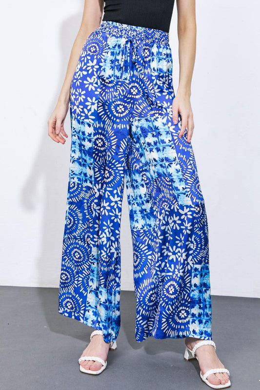 Beautiful Borders Woven Pants in 20blu5 — Soul Flow Apparel