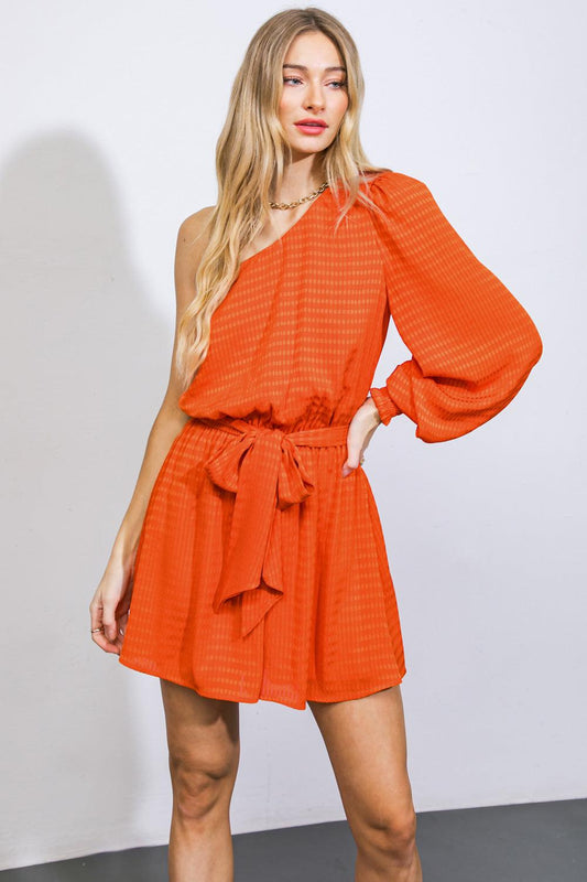 Unexpected Surprise Woven Romper in 20ora3 — Soul Flow Apparel