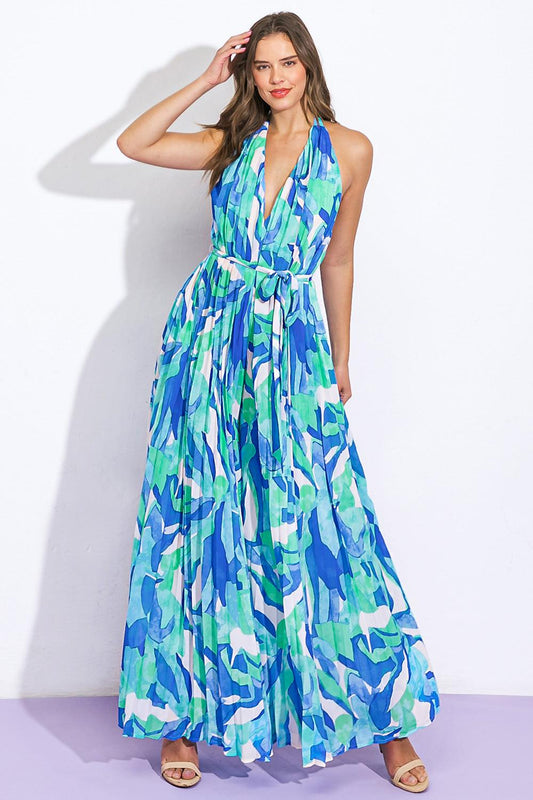 Sweet Melody Woven Jumpsuit in 20blu3 — Soul Flow Apparel