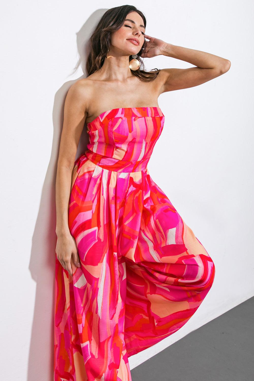 Somebody Loves Woven Jumpsuit in 20fuc13 — Soul Flow Apparel
