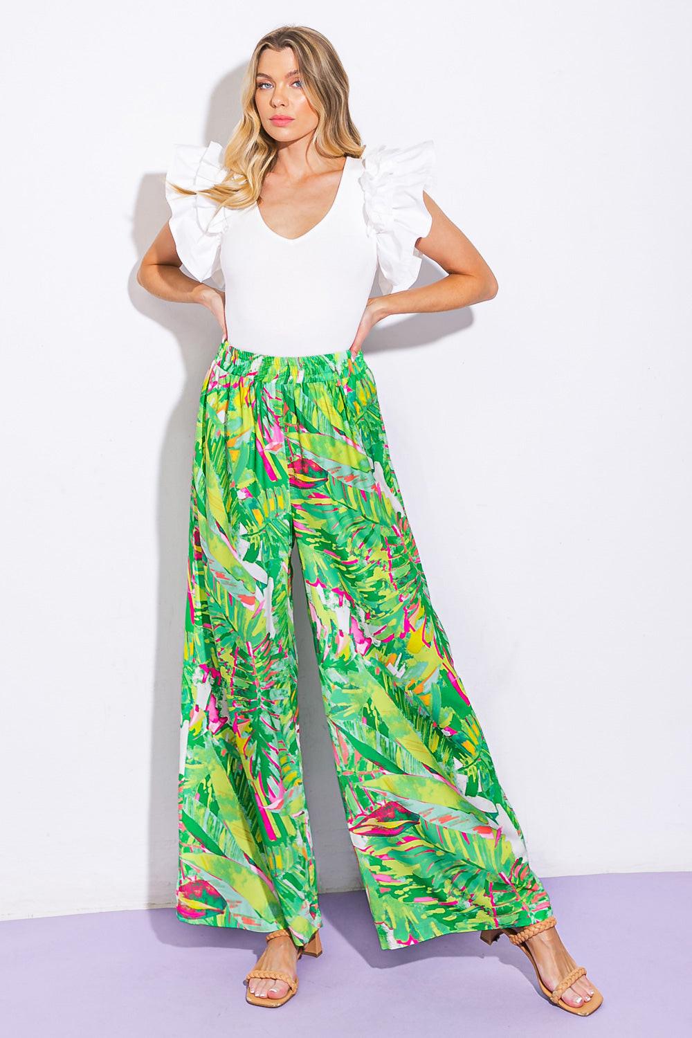 Reach Out My Woven Pants in 20ivo 20gre1 — Soul Flow Apparel