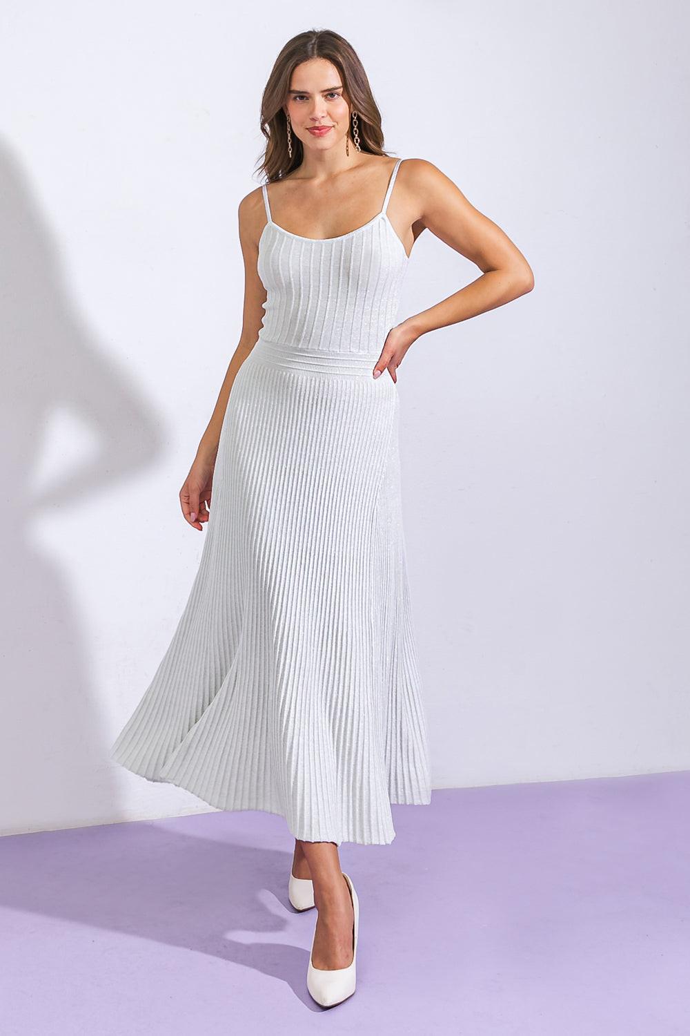 Gone in a Blink Knit Dress in 20sil8, view 1 — Soul Flow Apparel