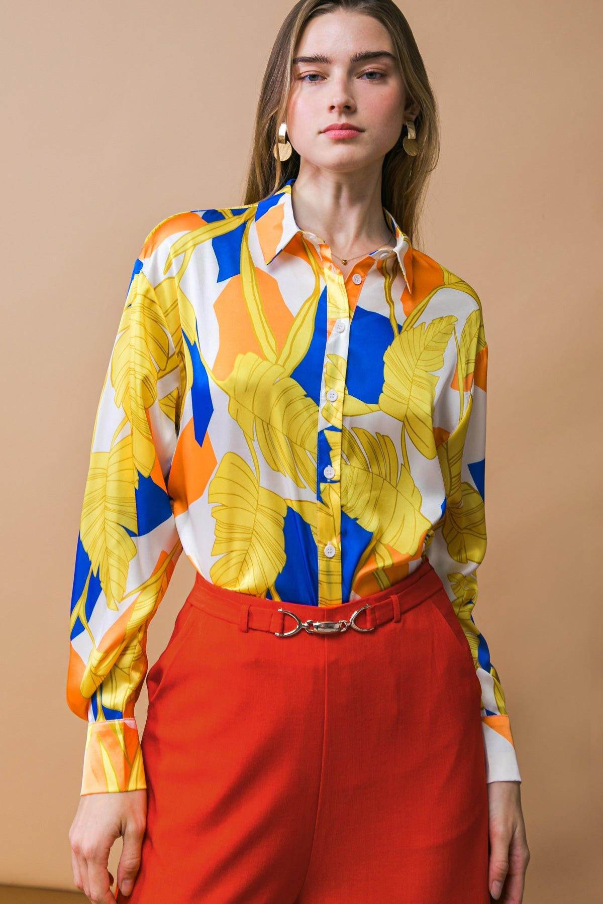 Listen to Her Woven Top in 20ivo 20yel10 — Soul Flow Apparel