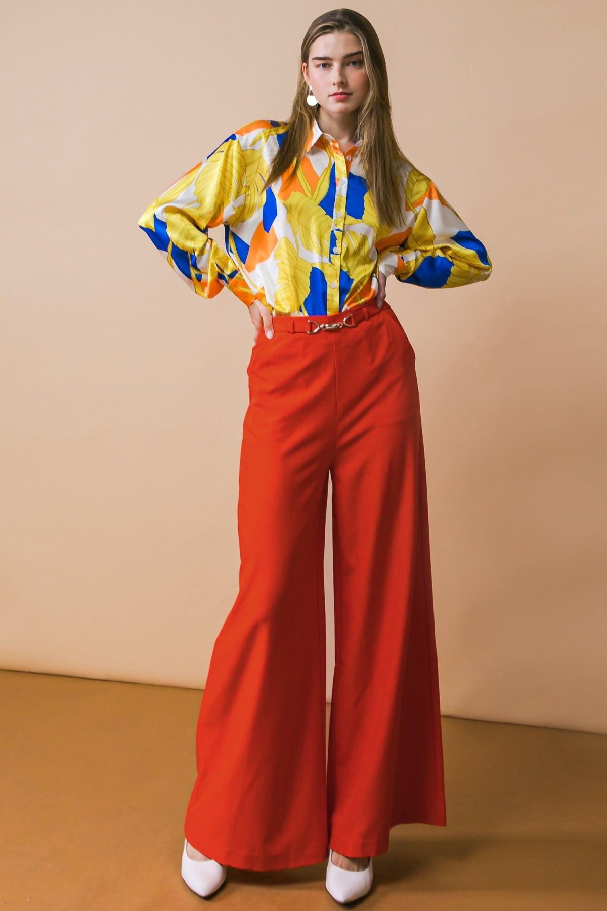 Listen to Her Woven Top in 20ivo 20yel8 — Soul Flow Apparel