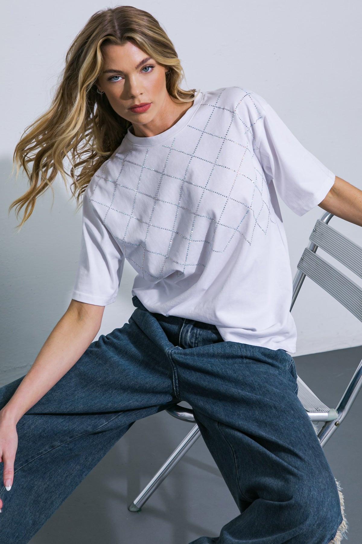 Pretty Perception Knit Top in 20off 20whi23 — Soul Flow Apparel