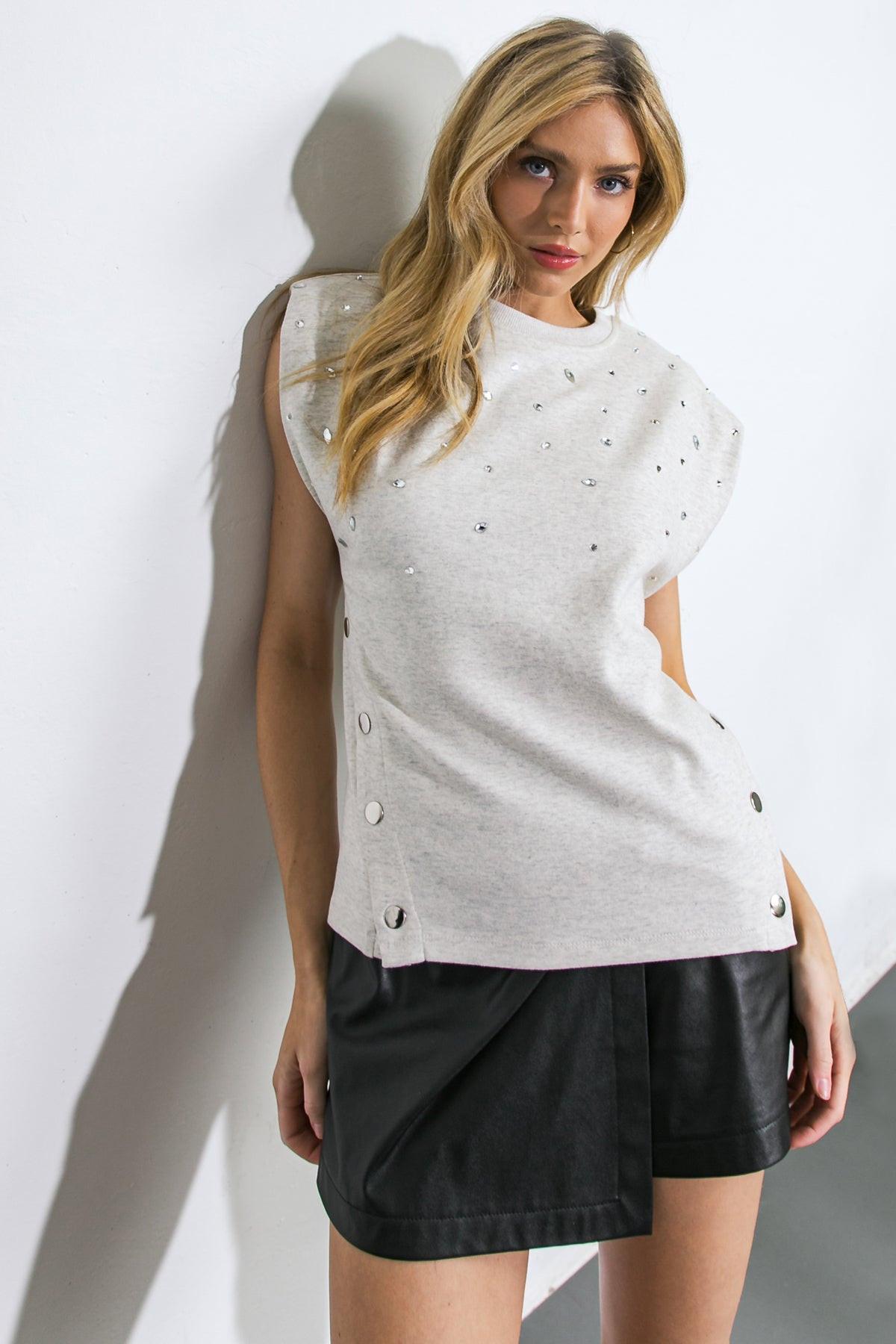 Sweetest Dreams Knit Top in 20hea 20gre8 — Soul Flow Apparel