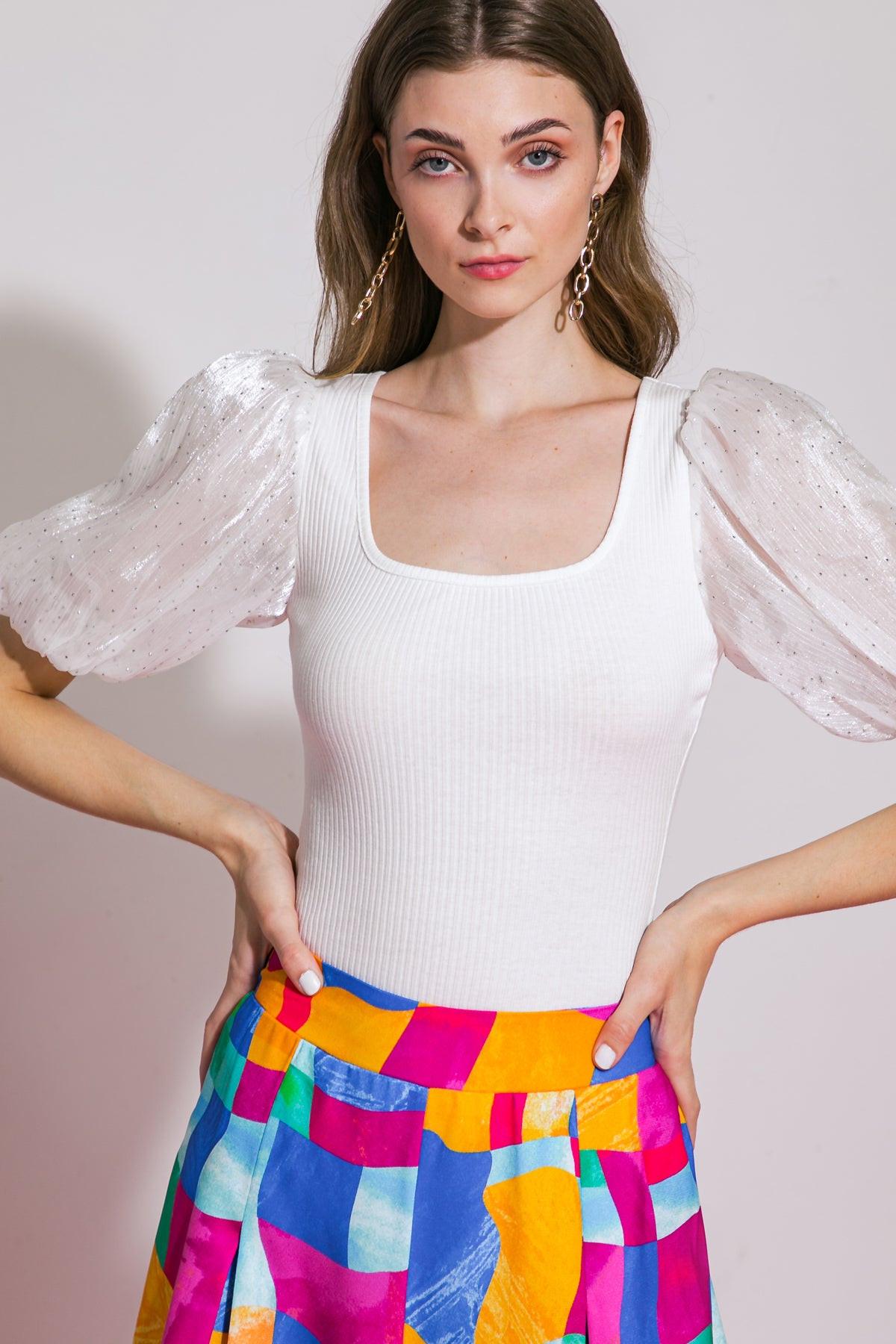 Starting Over Knit Bodysuit in 20off 20whi6 — Soul Flow Apparel