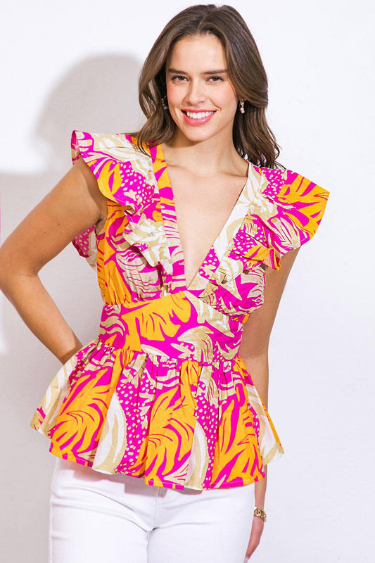 Need a Little More Woven Top in 20fuc1 — Soul Flow Apparel