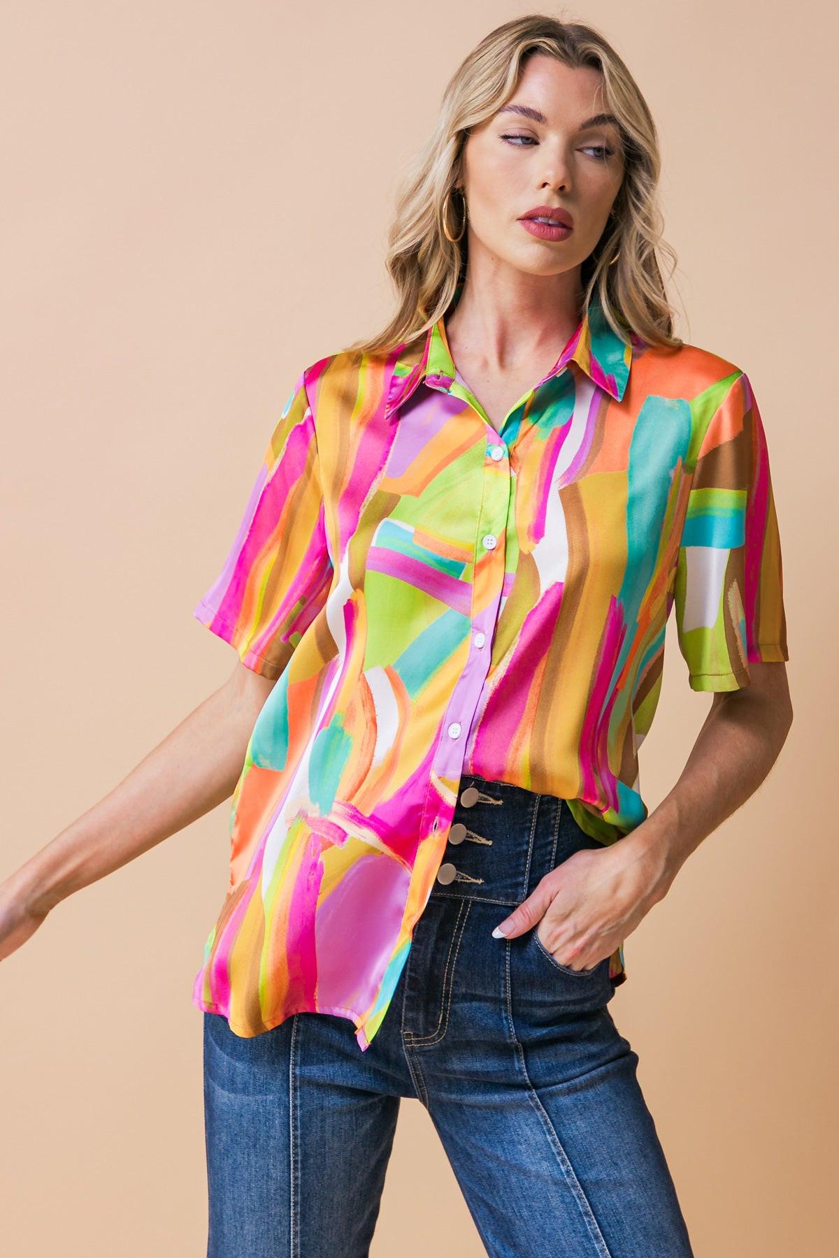 Elevated Option Woven Top in 20mag 20tur14 — Soul Flow Apparel