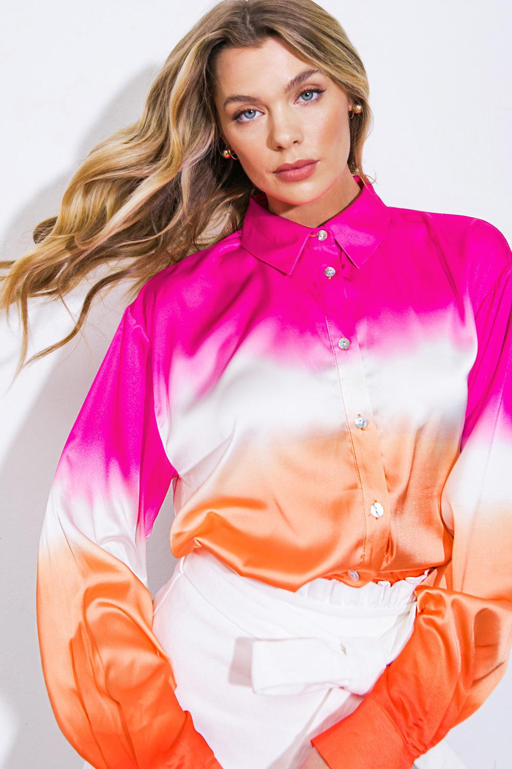 Remember This Feeling Woven Top in 20fuc 20ora20 — Soul Flow Apparel