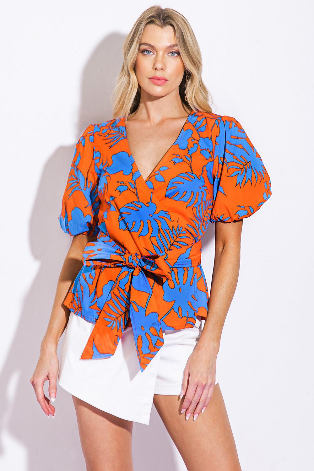 Sign Me Up Woven Top in 20ora1 — Soul Flow Apparel
