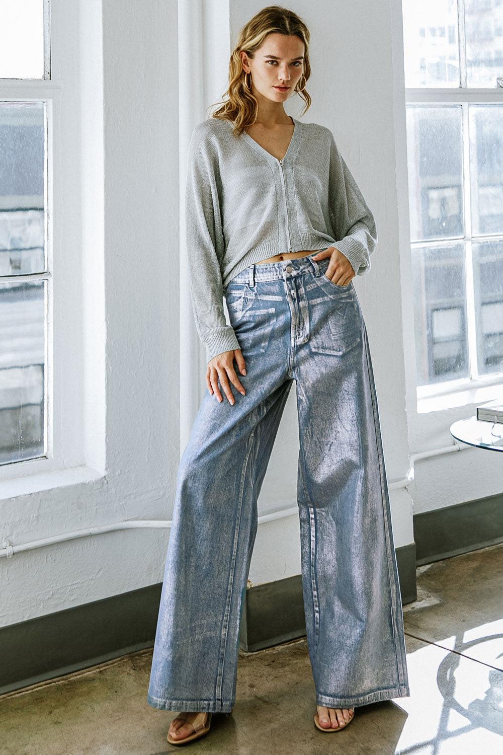 Peace and Joy Denim Pants — Soul Flow Apparel