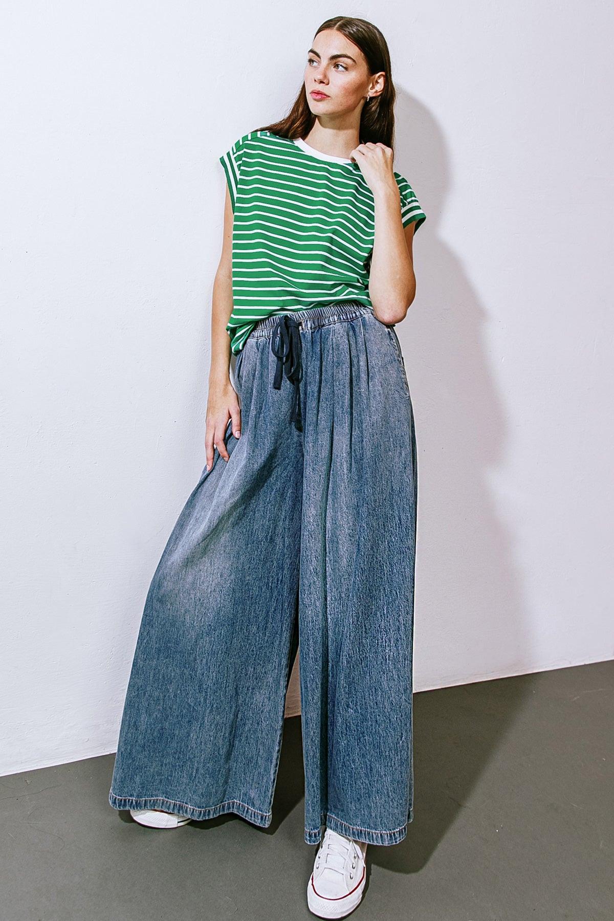 Streetside Sonnet Denim Pants — Soul Flow Apparel
