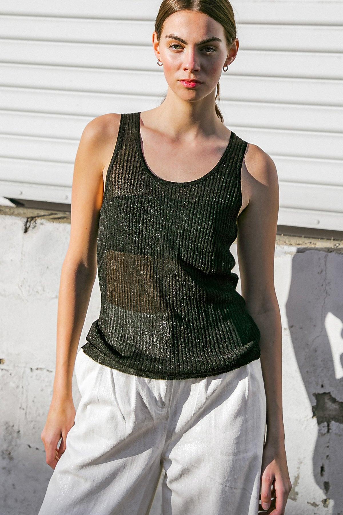 Blissful Love Woven Tank Top — Soul Flow Apparel